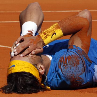Rafael Nadal, tras imponerse el domingo en la final del torneo de Montecarlo.