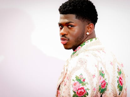 Lil Nas X en los premios BET 2021 en el teatro Microsoft de Los Ángeles.