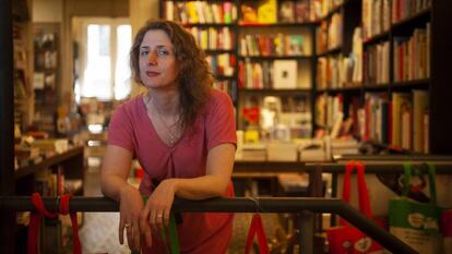A escritora e 'taróloga' Jessa Crispin em Barcelona. 