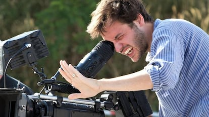 Filippo Meneghetti, en el rodaje de 'Entre nosotras'.