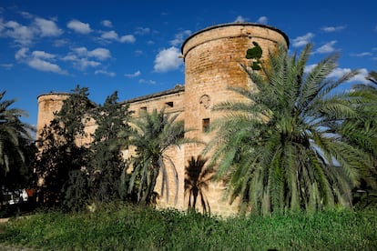 Vista del castillo de Canena, propiedad de la familia Vañó, en Canena (Jaén).