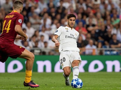 Marco Asensio, ante la Roma.