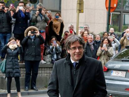 Puigdemont aquest cap de setmana a Brussel·les.