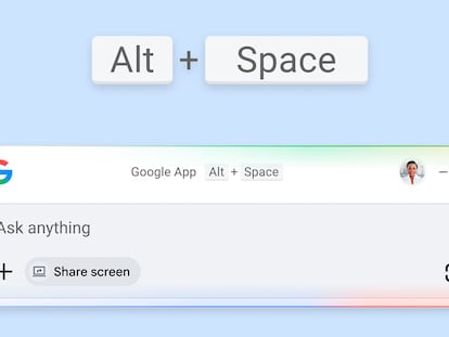 Teclas app Google Modo IA