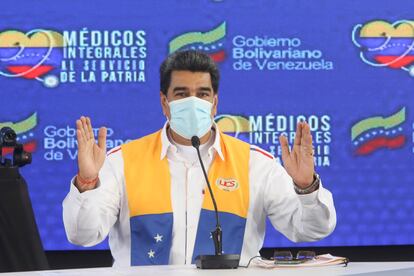 El presidente de Venezuela, Nicolás Maduro, durante un acto de Gobierno en Caracas.