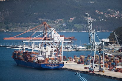 Grúas de estiba en el puerto de Vigo
OSCAR CORRAL
05/06/17