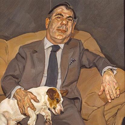 <i>Guy and Speck</i> (1980-1981), de Lucian Freud.