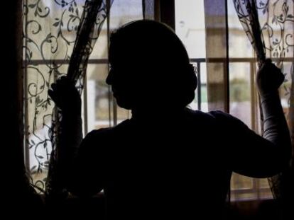 Una de las usuarias de los servicios de atención a mujeres en riesgo de exclusión extrema.