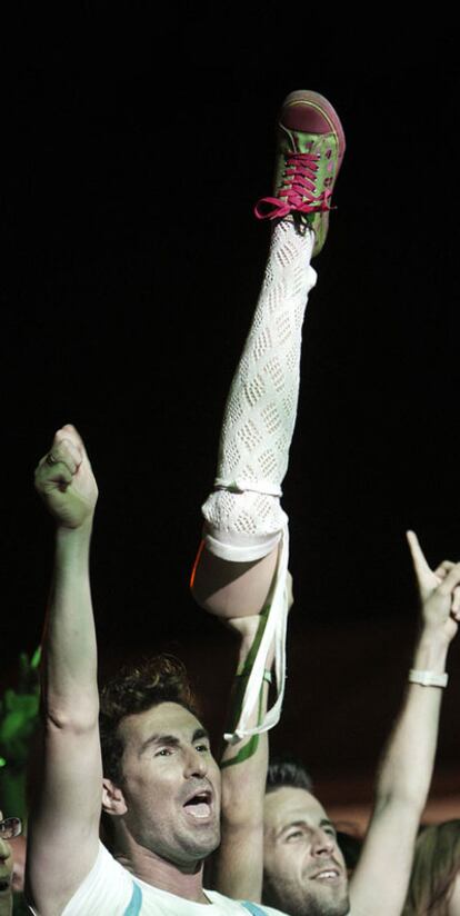 Ambiente en un concierto en el Arenal Sound.