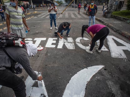 Protestas en Colombia