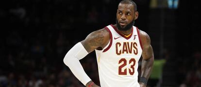 LeBron James, estrella de los Cleveland Cavaliers de la NBA.