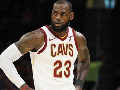 LeBron James, estrella de los Cleveland Cavaliers de la NBA.