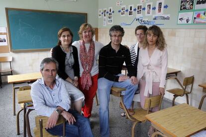 Profesores del colegio de Las Mercedarias de Leioa (Bizkaia) al que acudi&oacute; una v&iacute;ctima de ETA.