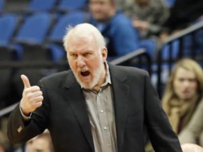 Gregg Popovich, entrenador de los San Antonio Spurs