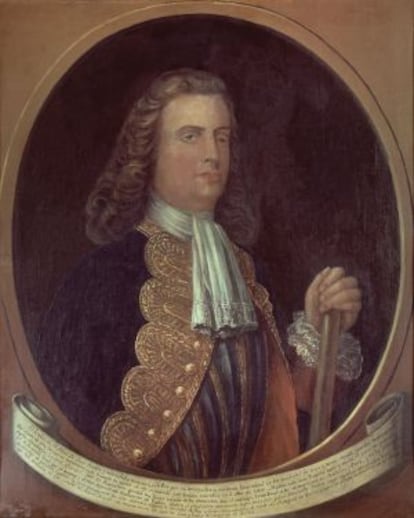 Blas de Lezo, as portrayed in a painting at Madrid's Naval Museum.