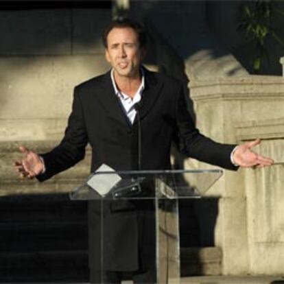 El actor Nicolas Cage, durante un acto en Los Ángeles.