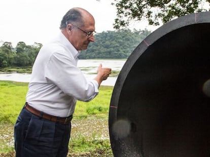 Alckmin deu início às obras de interligação de sistemas.