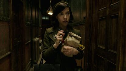 Sua interpretação em 'A forma da Água' rendeu à britânica Sally Hawkins sua segunda indicação a um Oscar. Neste ano, ela disputa na categoria 'Melhor Atriz'.