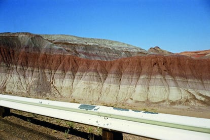 'Carretera Federal 89, Arizona, junio de 1972'. De la serie American Surfaces.