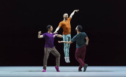 Un momento de la representación de 'A Quiet Evening of Dance', de William Forsythe, en Venecia.