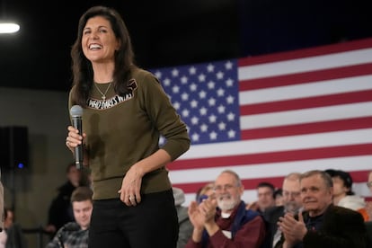 Republican presidential candidate, former ambassador to the United Nations Nikki Haley