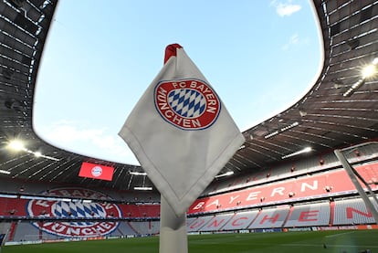 Todo preparado para que de comienzo el partido de ida de la semi final del la Champions League entre el Bayern de Munich y el Real Madrid en el Allianz Arena en Munich.
