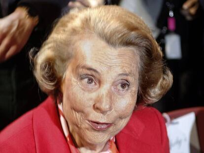 Liliane Bettencourt propietaria de L'oreal.