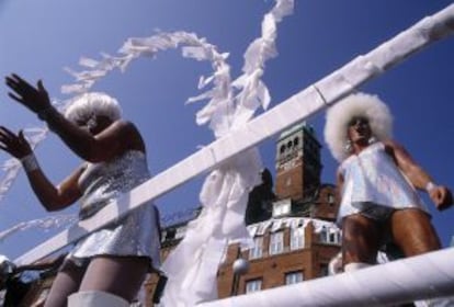 Fiestas del Orgullo Gay en Copenhague.