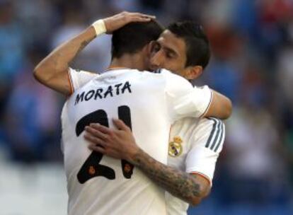 Morata agradece a Di María una asistencia