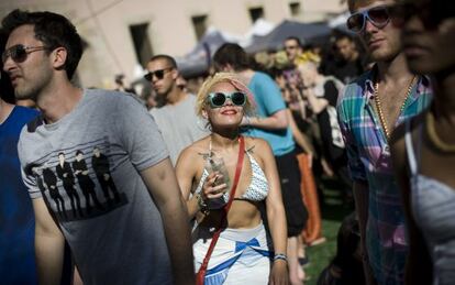 Asistentes al festival Sónar, en Barcelona.