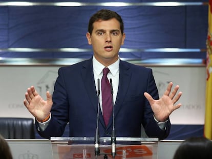 Albert Rivera, en una imagen de archivo. 