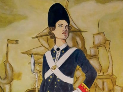 Recreación del aspecto de Ana María de Soto que se expone en el Museo Naval de Cádiz.