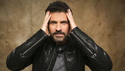 El actor Rodolfo Sancho, en el plató de 'El Ministerio del Tiempo'. 