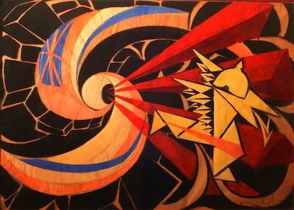 'La guerra', 1916, de Giacomo Balla.