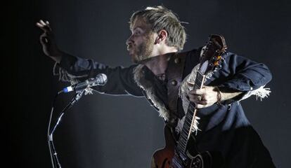 Dan Auerbach, durante el concierto del miércoles.