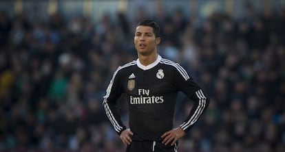 Cristiano Ronaldo, el sábado pasado en el campo del Córdoba