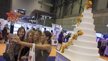 Asistentes a la feria 1001 Bodas, en la edición de 2017.