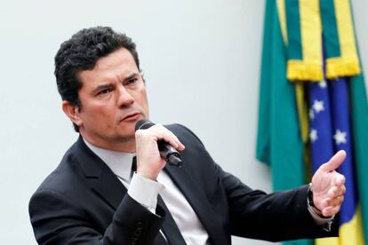 El exjuez Sergio Moro, en mayo. 