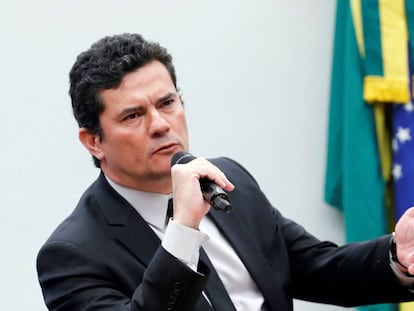 El exjuez Sergio Moro, en mayo. 