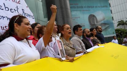 Una manifestación de la oposición venezolana en Caracas, la semana pasada.