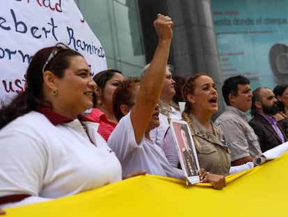 Una manifestación de la oposición venezolana en Caracas, la semana pasada.