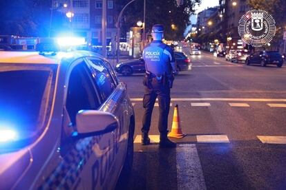 Un agente de la Policía Municipal de Madrid.