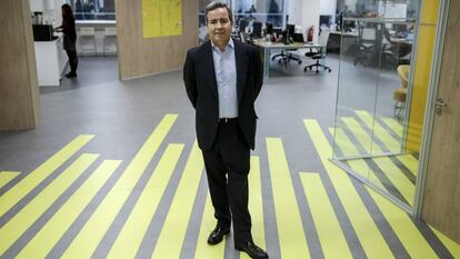 Jaime López-Francos, en las oficinas de Dentsu en Madrid.