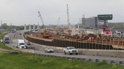 Tramo de la autopista I-35 de San Antonio, en Texas (EE UU)