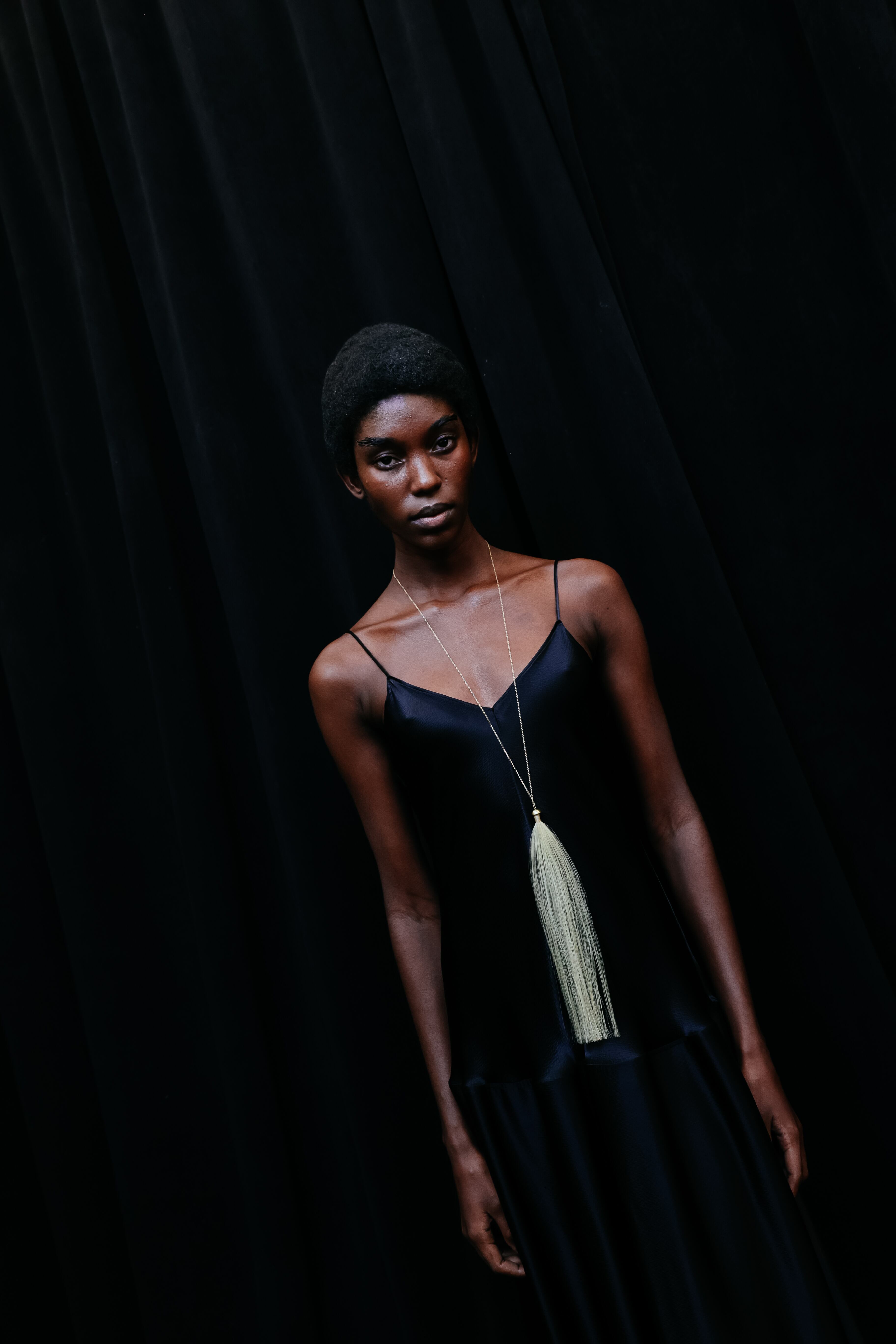 Desfile de la colección de otoño-invierno 2025/2026 de Fforme, durante la semana de la moda de Nueva York, el 7 de febrero de ese año.