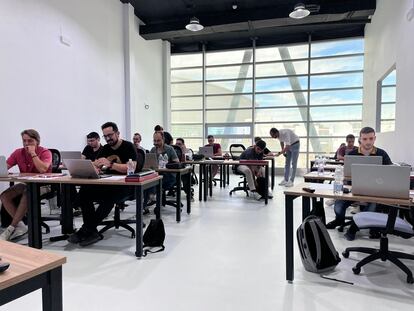 Formación en la sede de Stemdo, en Huelva.