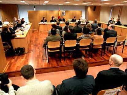 Una de las sesiones del juicio celebradas contra 14 miembros de la iglesia de la Cienciología.
