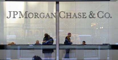 Sede de JP Morgan Chase en Nueva York.