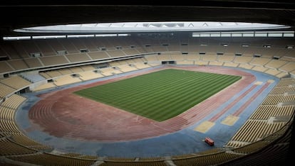 Panorámica del estadio de La Cartuja.