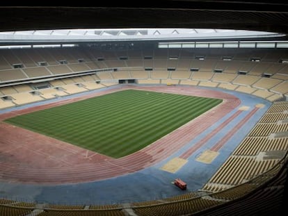 Panorámica del estadio de La Cartuja.